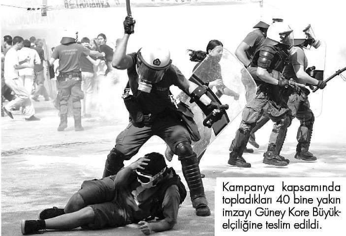 Uluslararası Af Örgütü üyelerinden basın açıklaması