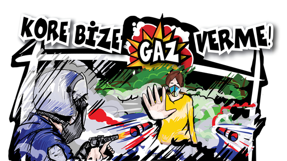 Biber gazına karşı kampanyaya destek