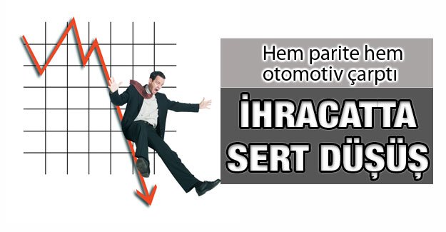 İhracatta sert düşüş