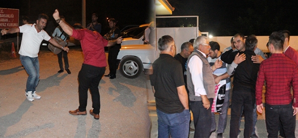 Pek çok cezaevinden mahkumlar davul zurnalar çalarak çıktı