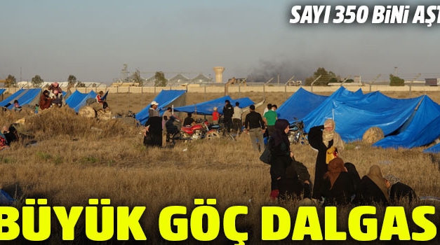 Suriye’nin Dera ilçesinden göç edenlerin sayısı 350 bini aştı