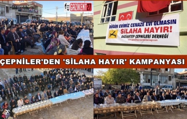 16 Çepni köyünde artık silah sıkılmayacak!