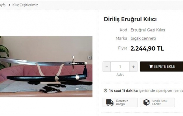 Kargo ücretsiz “Diriliş Ertuğrul Kılıcı”