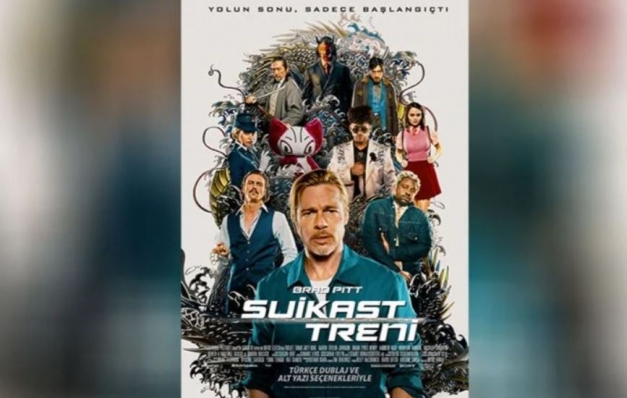 Başrolünde Brad Pitt’in yer aldığı ‘Suikast Treni’ filmi vizyona girdi