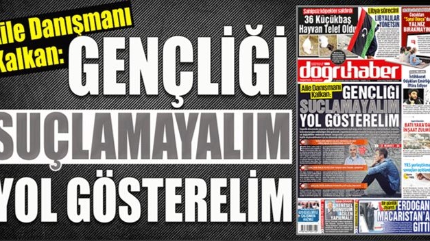 “Gençliği suçlamayalım, yol gösterelim”