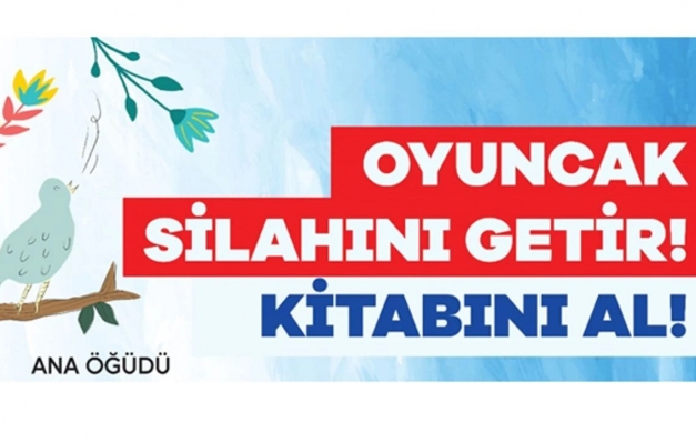“Silahını getir, kitabını al”